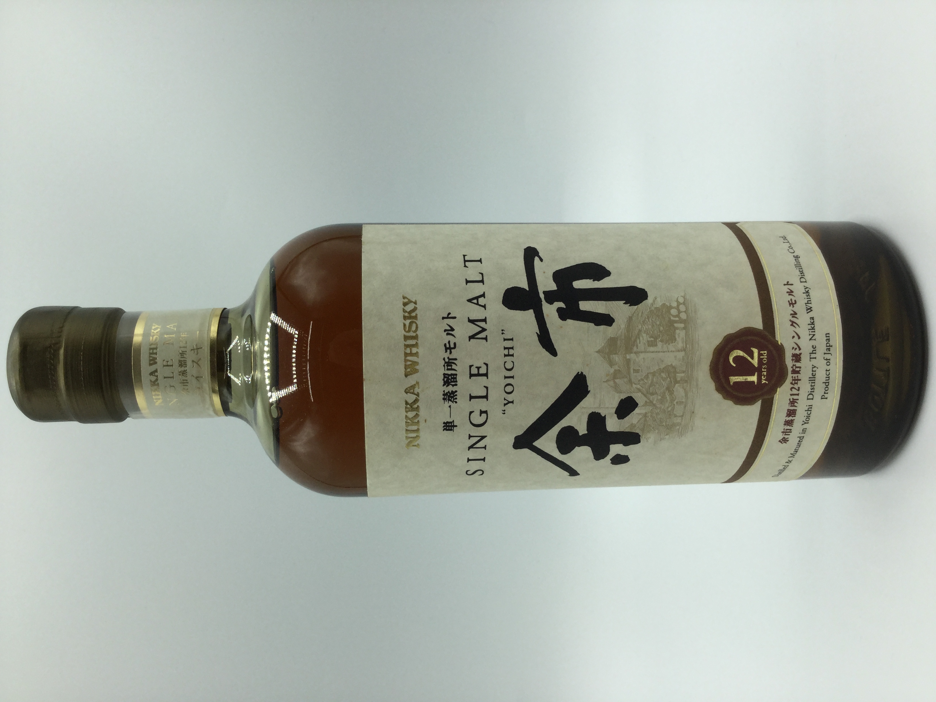 ニッカ　シングルモルト 余市 12年　　　　　NIKKA SINGLE MALT YOICHI 12 years old