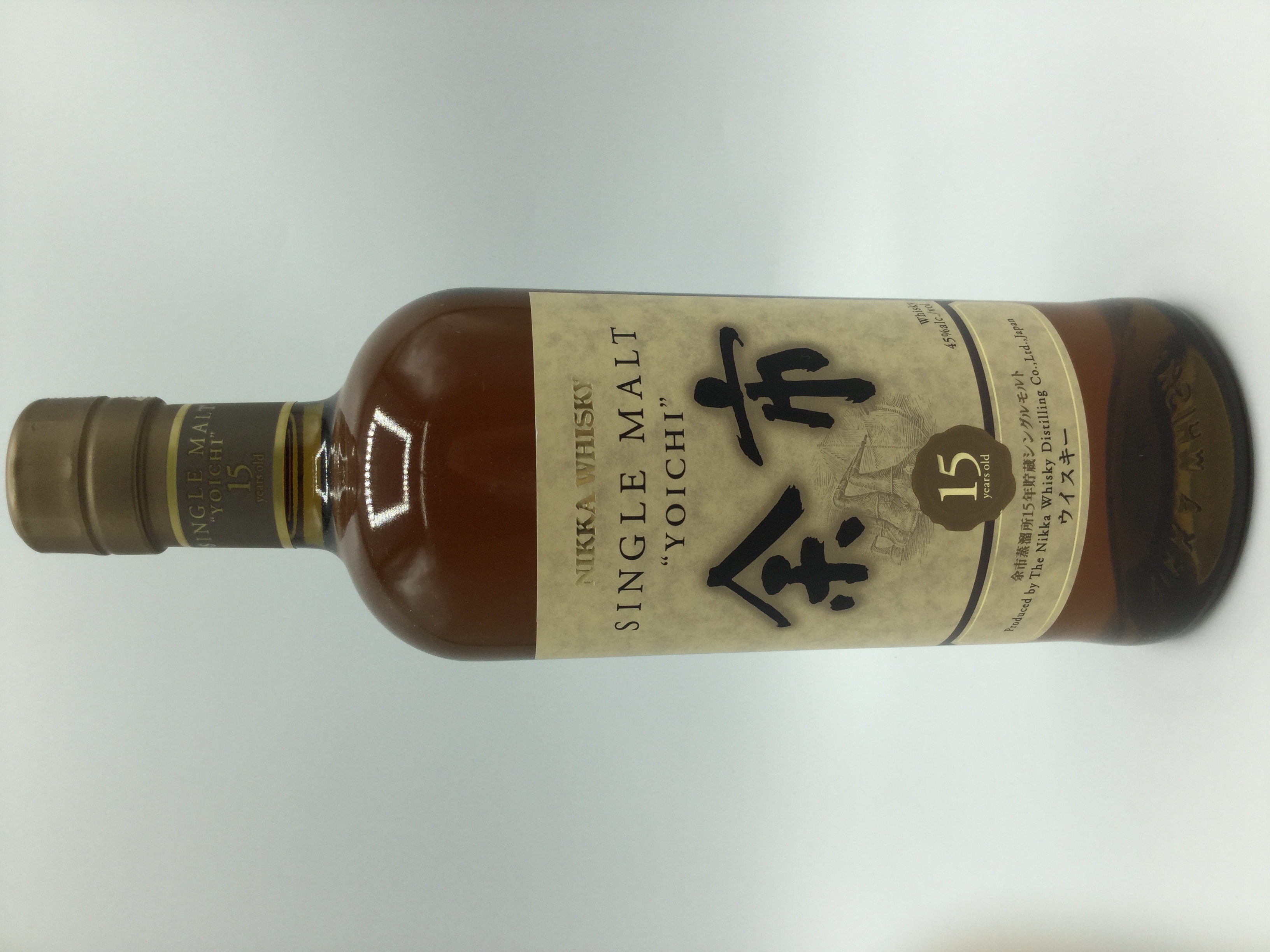 ニッカ　シングルモルト 余市 15年　　　　　NIKKA SINGLE MALT YOICHI 15 years old