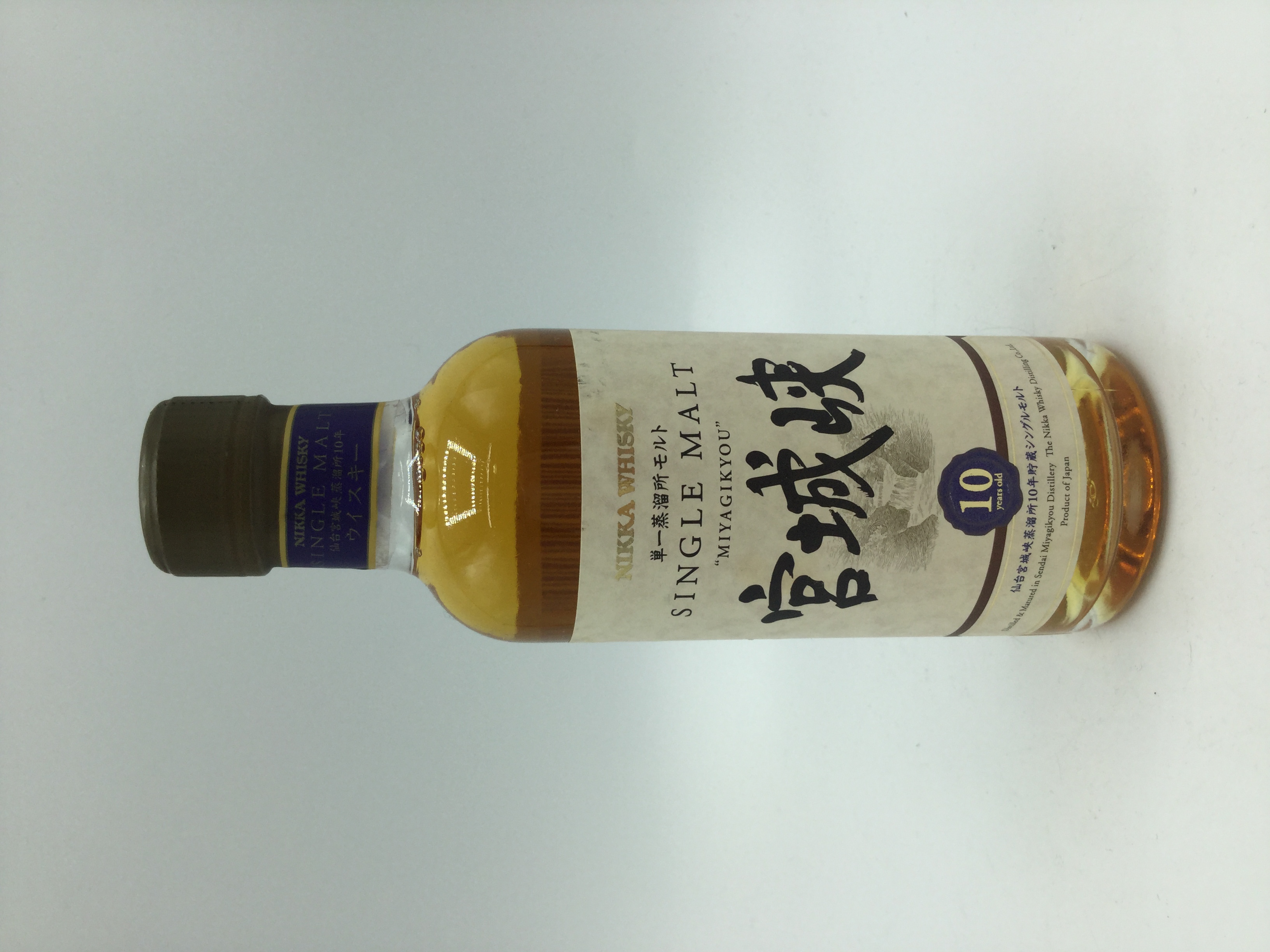 宮城峡 10年 180ml　　　　　　MIYAGIKYOU　10 years old 180ml