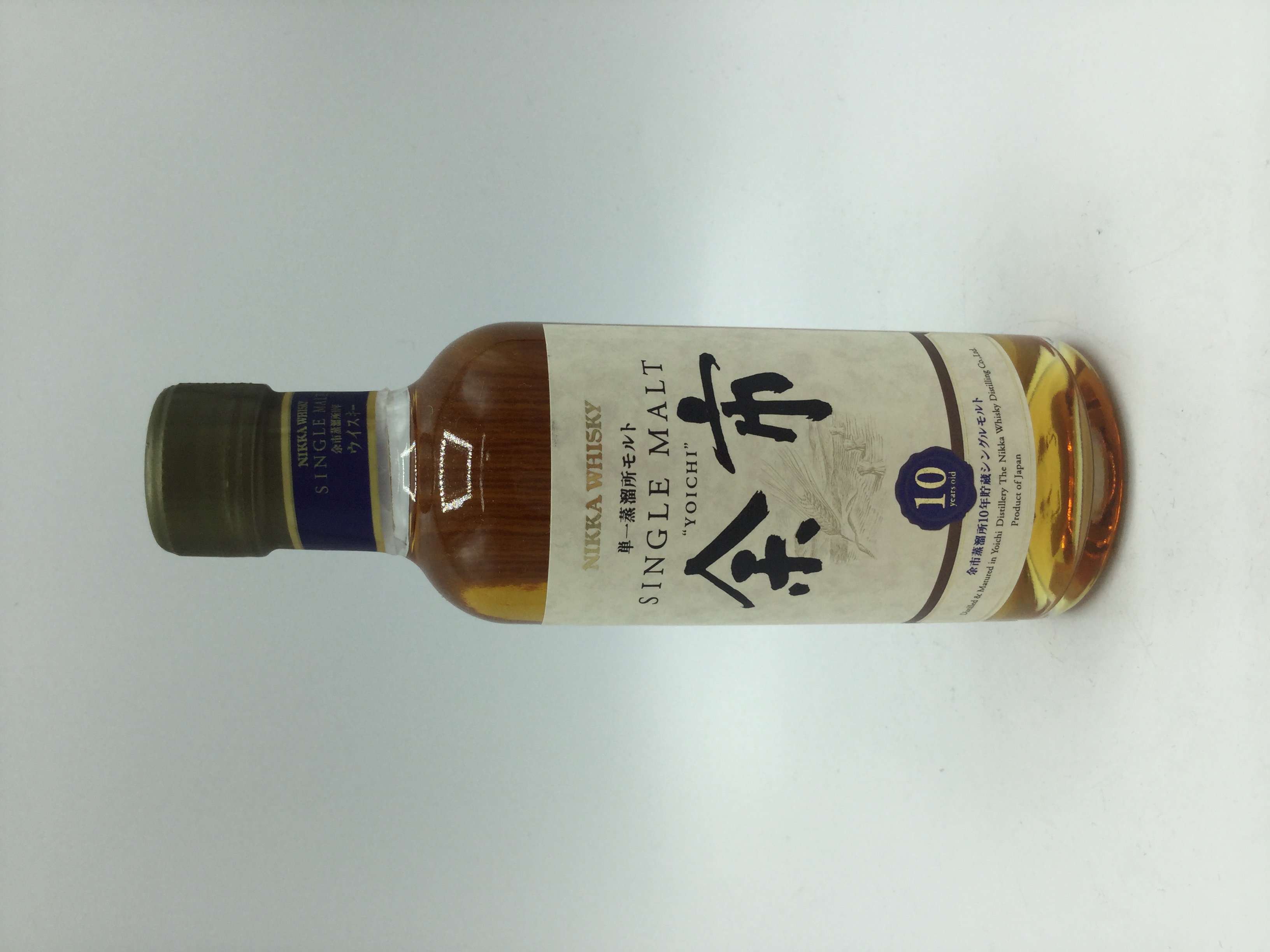 余市10年 180ml　　　　　YOICHI 10 years old 180ml