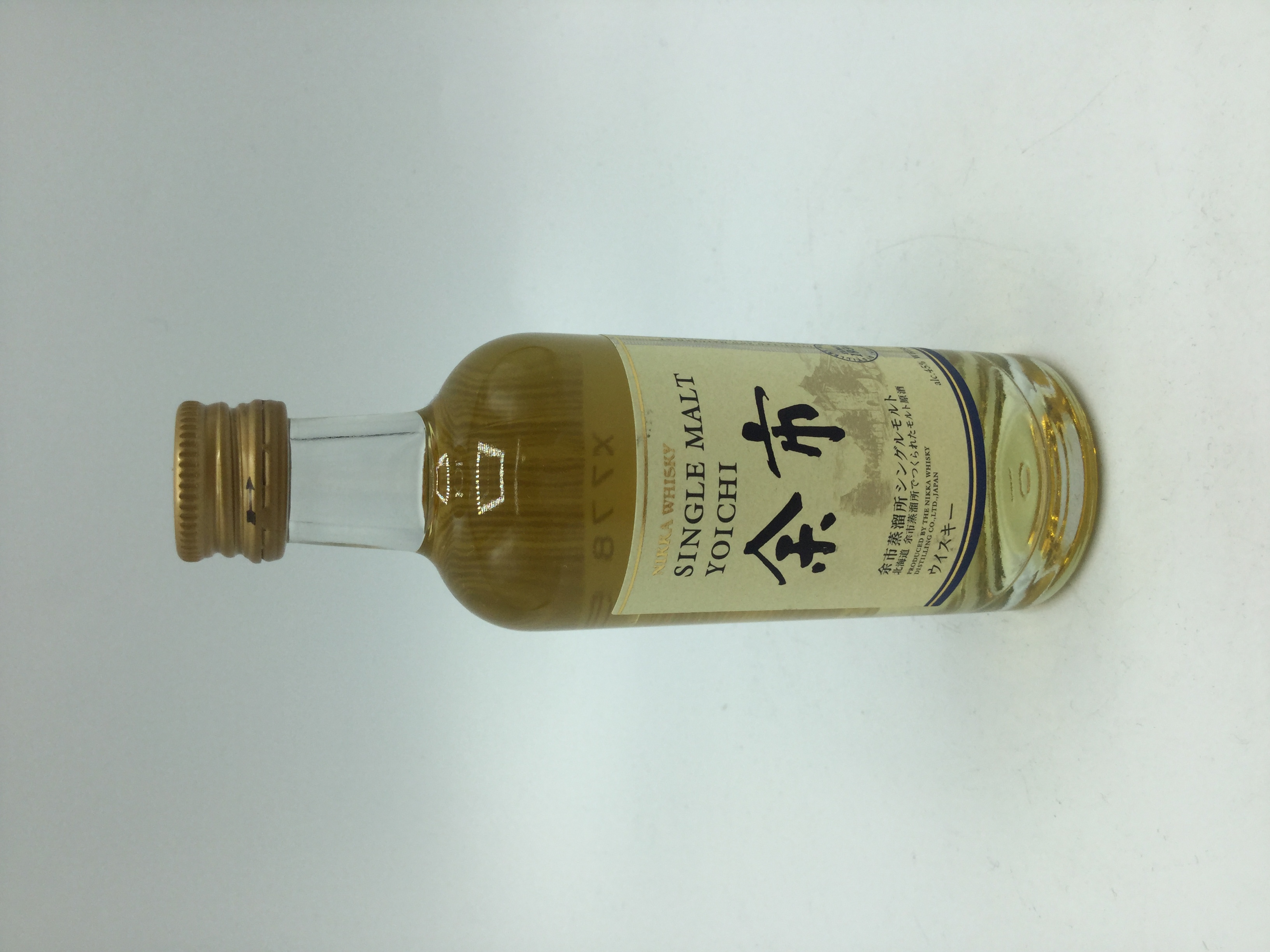 ニッカ シングルモルト余市 50ml　　　　　　　　　　　　　　NIKKA shingle malt yoichi 50ml