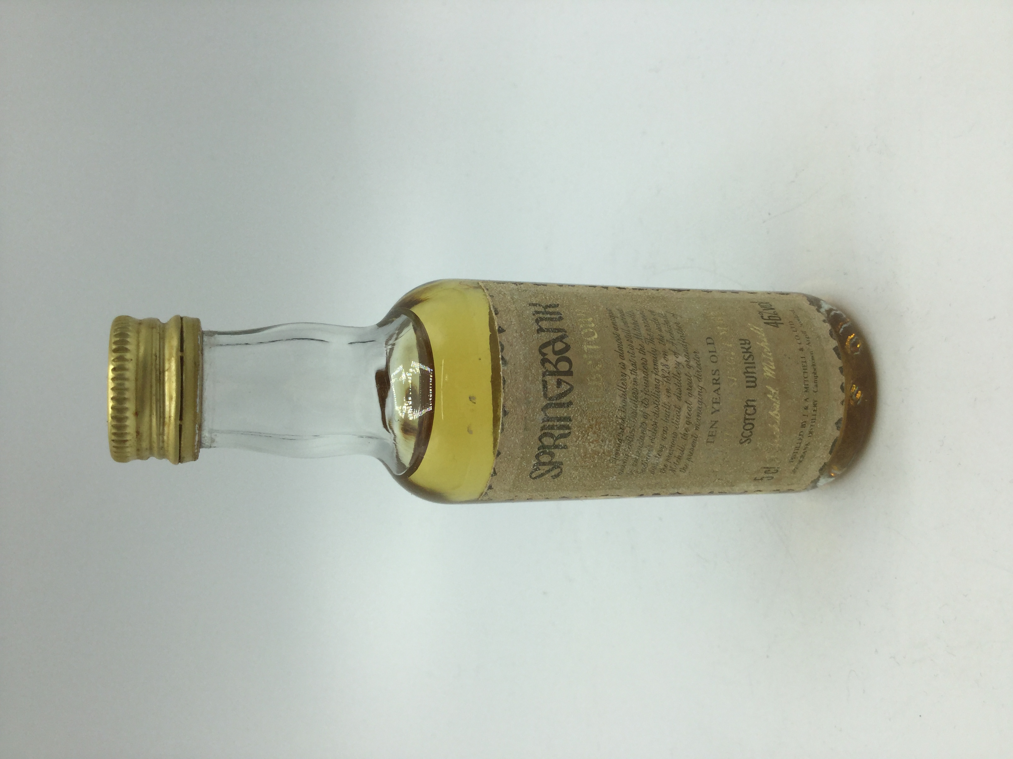 スプリングバンク 10年 50ml　　　　　　　　　　　　　　SPRINGBANK 10 years old 50ml